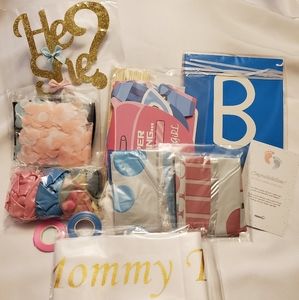 Gender reveal party decorations